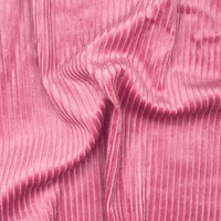 Velours côtelé rose