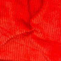 Velours côtelé rouge