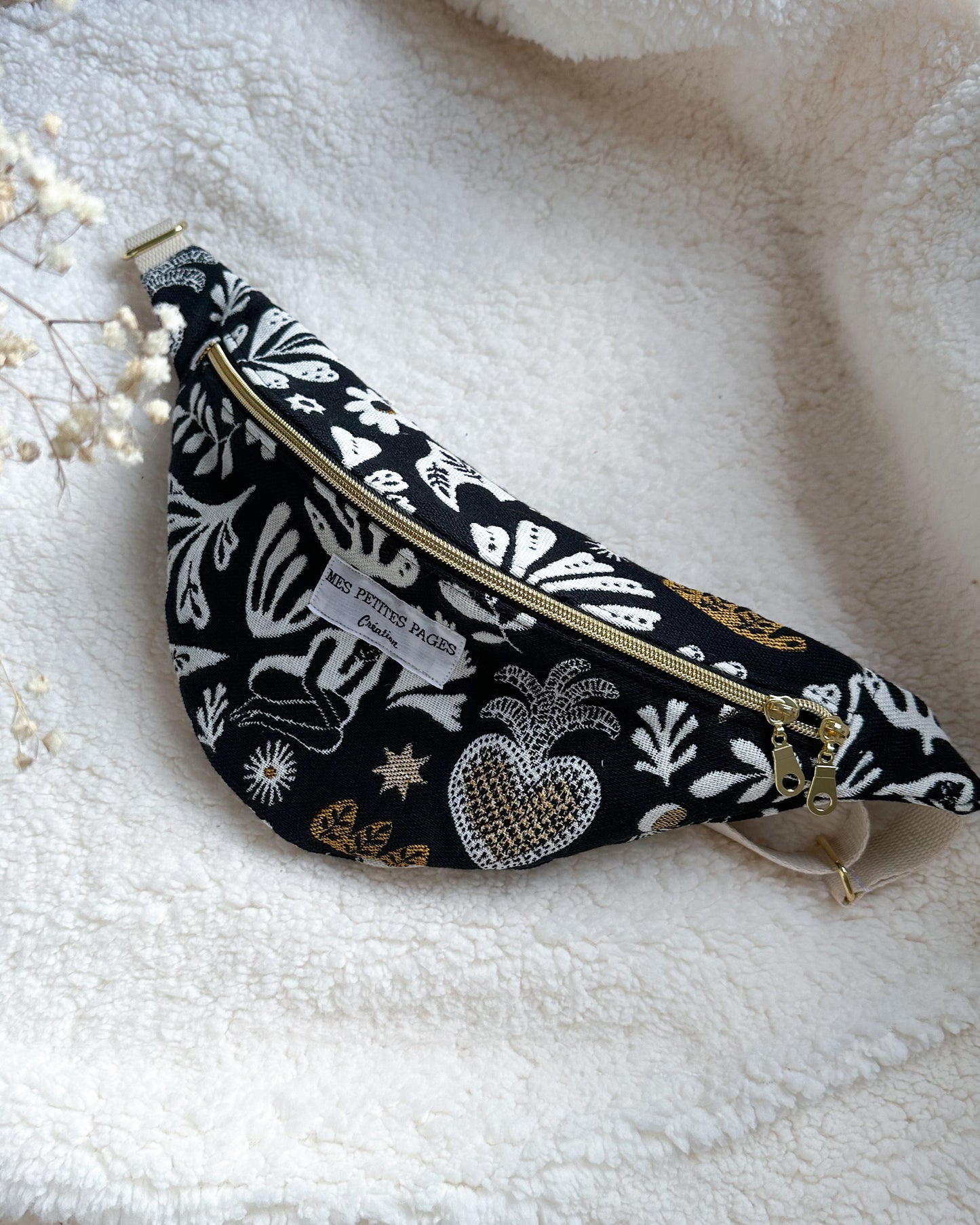 Sac banane TIA en jacquard