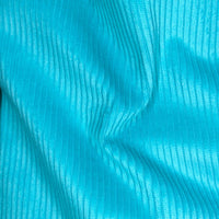 Velours côtelé cyan