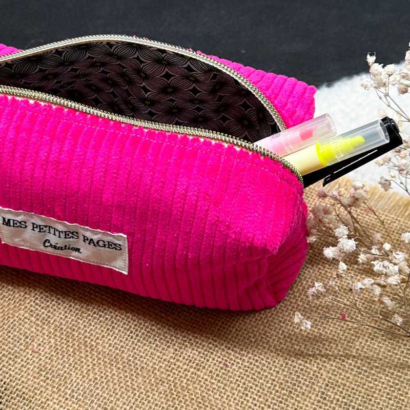 Trousse en velours - Modèle MARYNA