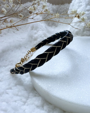 Bracelet en crin tressé à la main, souvenir de votre animal